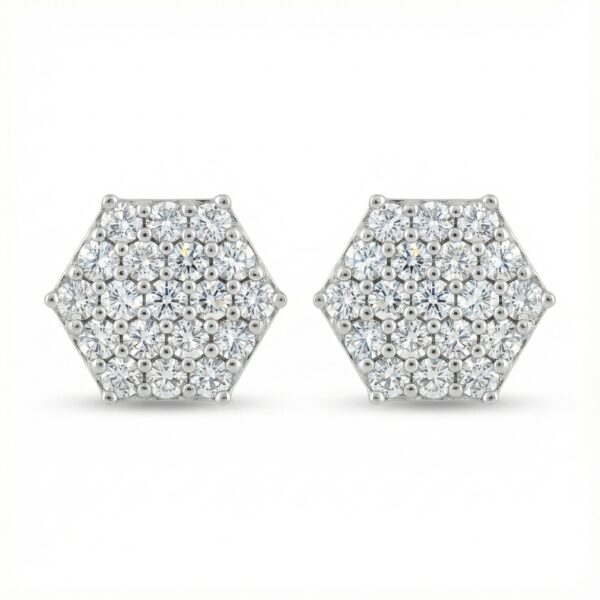 Regal Twist Diamond Earrings