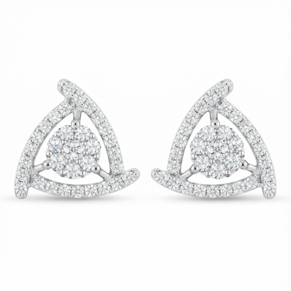 Gleaming Gem Diamond Earrings