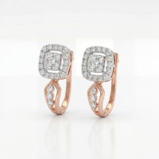 Zivra Hoops Diamond Earring
