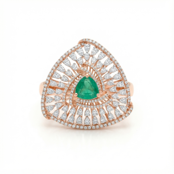 Green Mirage Diamond Ring