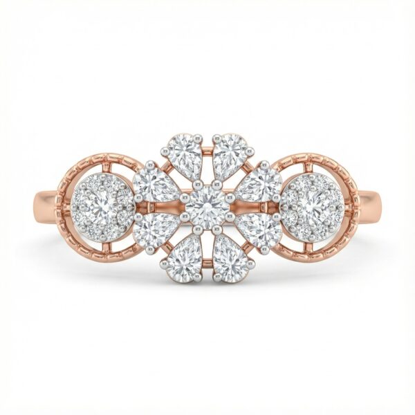 Twilight Fern Diamond Ring