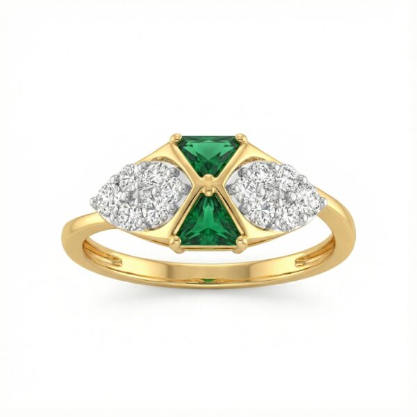 Leaflet Diamond Ring