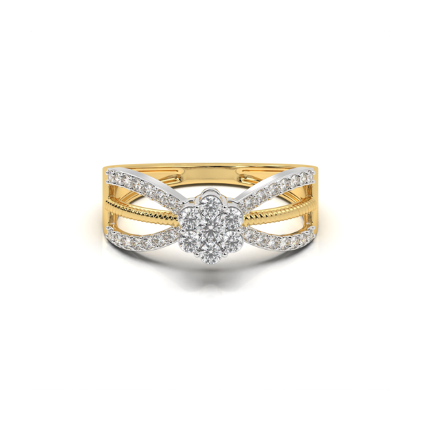 Radiant Halo Diamond Ring