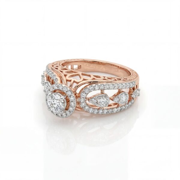 Elegance Curve Diamond Ring