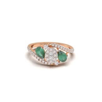 Green Grace Diamond Ring