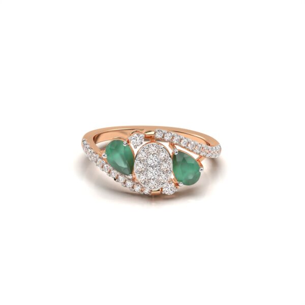 Green Grace Diamond Ring