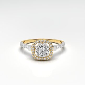 Aura Square  Diamond Ring