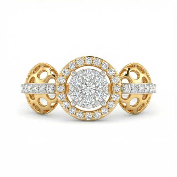 Whispering Circle Diamond Ring