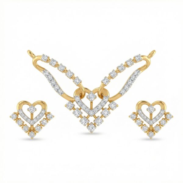 Dream Charm Diamond Mangalsutra Set (without chain)